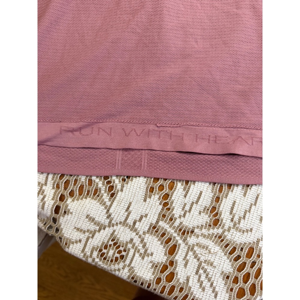 Lululemon Swiftly Tech Racerback Tank Top 2.0 Pink Mauve Run With Heart Womens - Picture 4 of 7